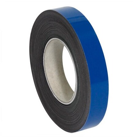 Bsc Preferred 1'' x 100' - Blue Warehouse Labels - Magnetic Roll LH156
